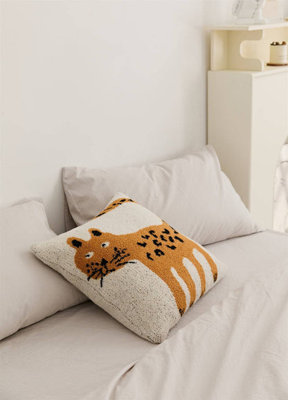 Super Soft Leopard Knitted Cushion Cover - Prozily