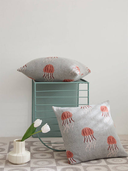 Jellyfish Knitted Cushion Cover - Prozily