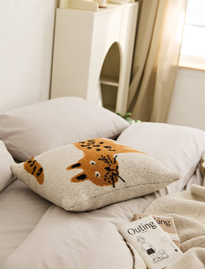 Super Soft Leopard Knitted Cushion Cover - Prozily