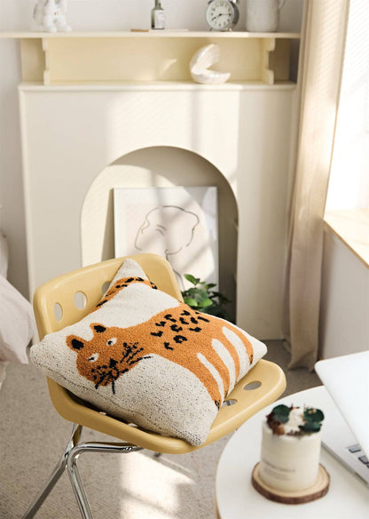 Super Soft Leopard Knitted Cushion Cover - Prozily