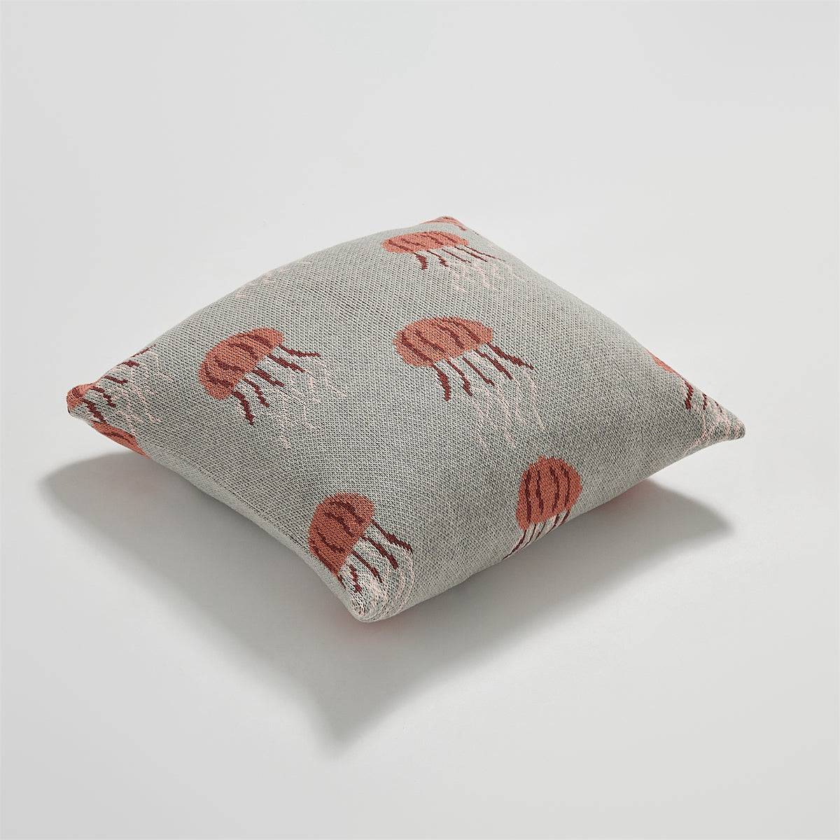 Jellyfish Knitted Cushion Cover - Prozily