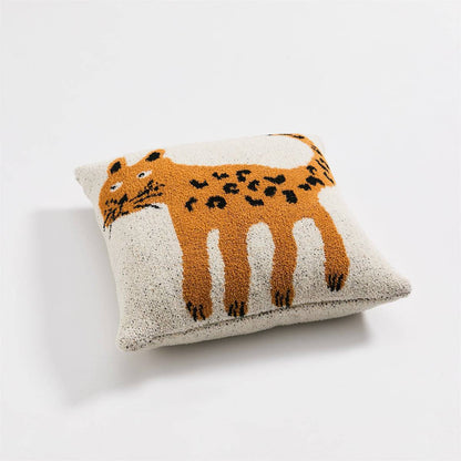 Super Soft Leopard Knitted Cushion Cover - Prozily