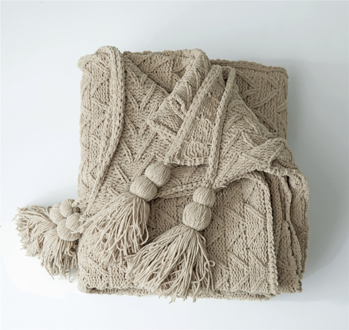 Super Soft Knitted Premium Throw Blanket